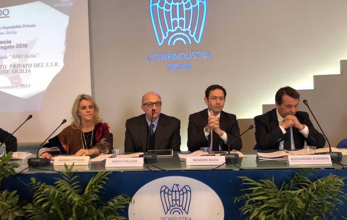 AIOP Sicilia: presentato il 1° Bilancio sociale aggregato regionale – Sede di Sicindustria, 14 novembre 2019